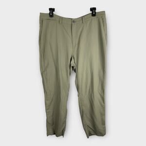 REI Mens size 40x32 Tan Beige Khaki Nylon Outdoor Hiking Gorpcore Pants